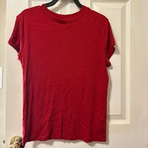 Target Cherry Red Short Sleeve Top